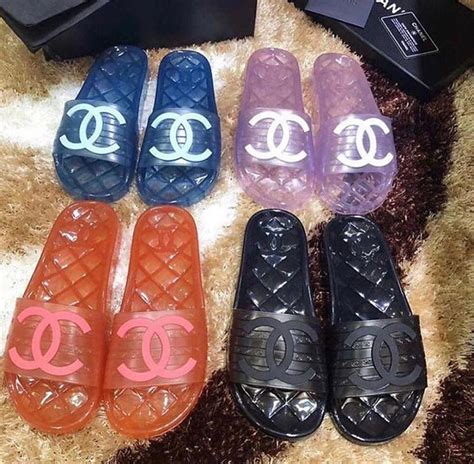 chanel slide sandals replica|Chanel cold trip slide sandals.